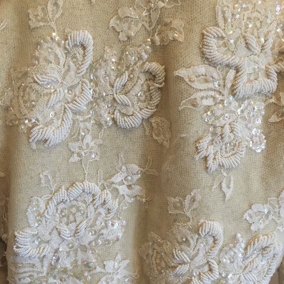 Vintage 1950’s Heavily Beaded Cardigan - Picture 7 of 8